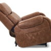 a side view of the Golden Titan PR449 in acorn color in the lounge position