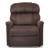 Golden Technologies®️ Comforter PR 531 recliner chair with plush armrests and a high backrest, featuring a soft, cozy appearance against a white background.