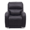The Golden Technologies®️ EZ Sleeper with Twilight PR 761 is a forward-facing dark brown recliner, featuring cushioned seating, backrest, and armrests for a smooth, plush look—ideal for relaxation and comfort in your living room.