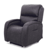The Golden Technologies®️ EZ Sleeper with Twilight PR 761 is a dark brown recliner with plush cushions and a side pocket, shown on a white background. It appears comfortable and inviting, ideal for relaxing or lounging.