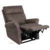 The Pride VivaLift!® Urbana 2 Collection Model PLR-965 is a gray recliner chair with an extended footrest, cushioned backrest, and armrests, displayed against a white background.