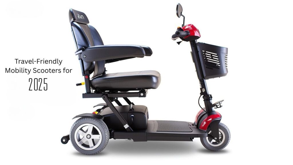 a side view of a Pride GoGo Sport in red.