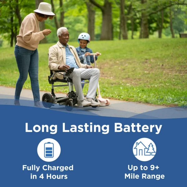 Journey Zoomer Lightweight Folding Power Chair - Image 9
